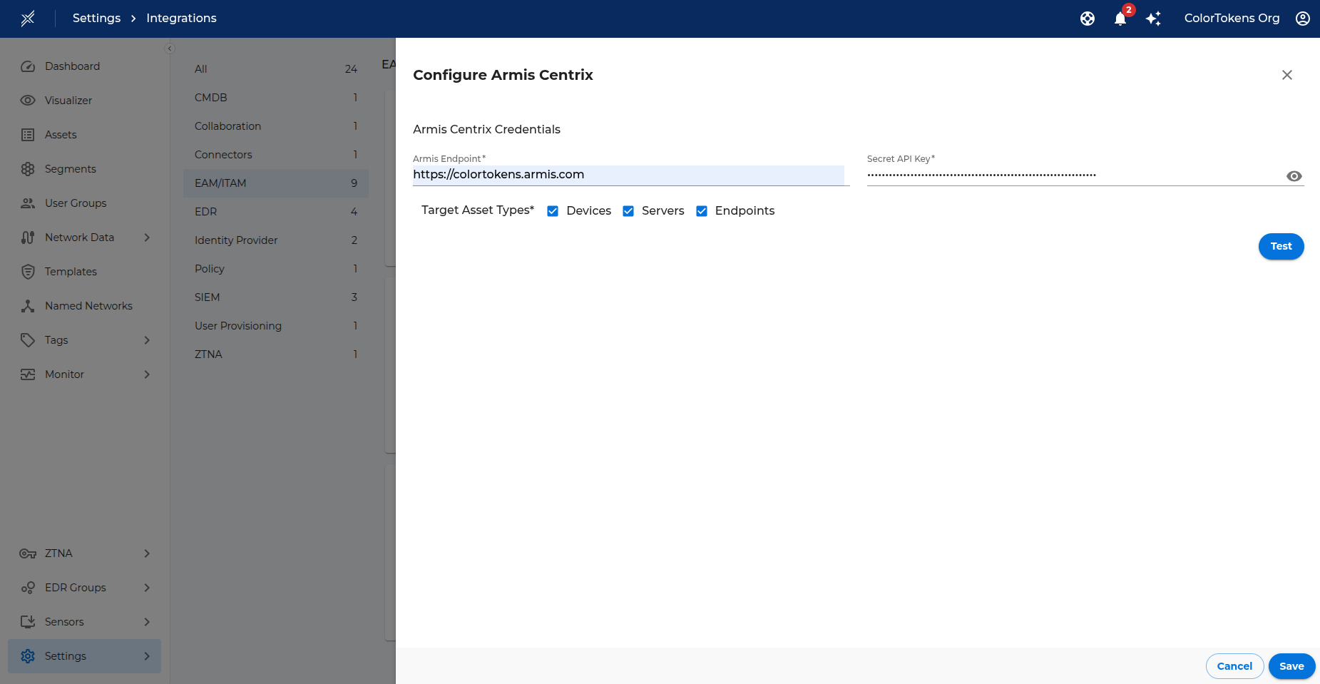 Armis Centrix Integration