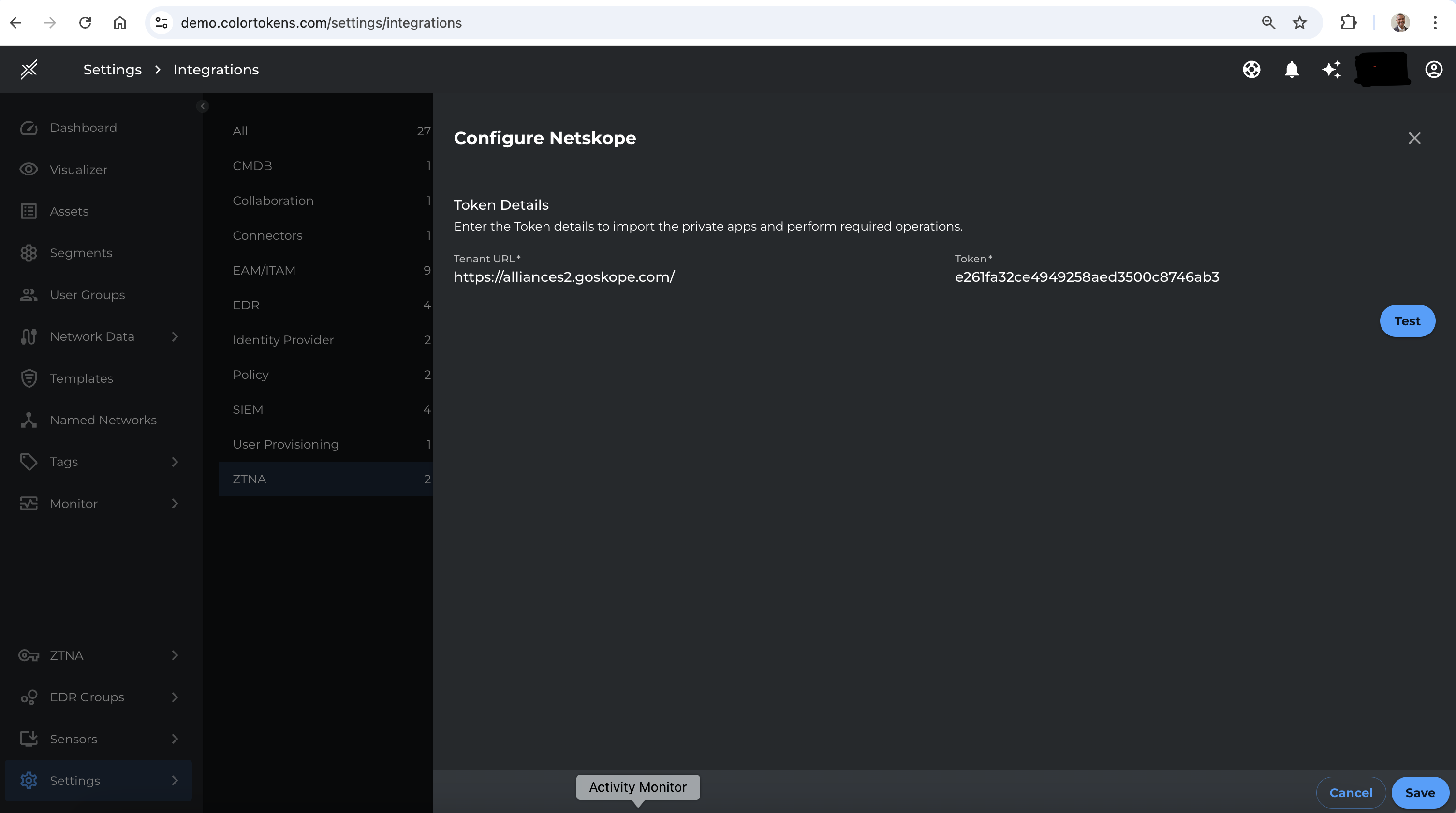 Netskope Integration