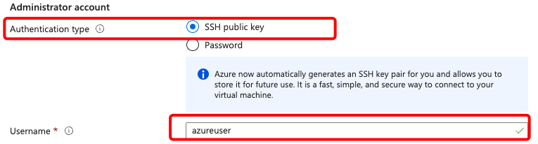 Username ssh auth