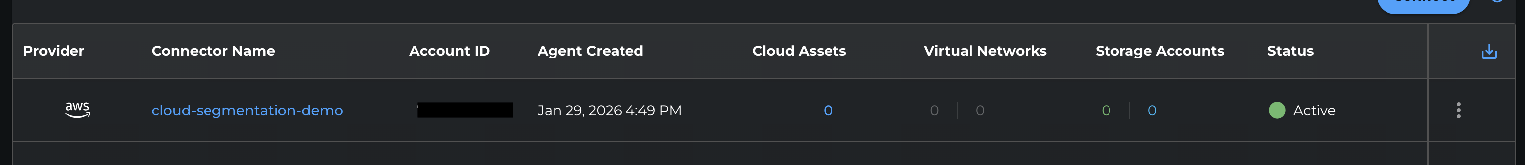 Manual onboarding - connection complete
