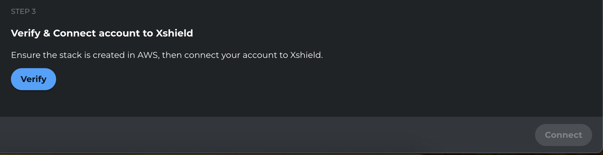 Manual onboarding - verify